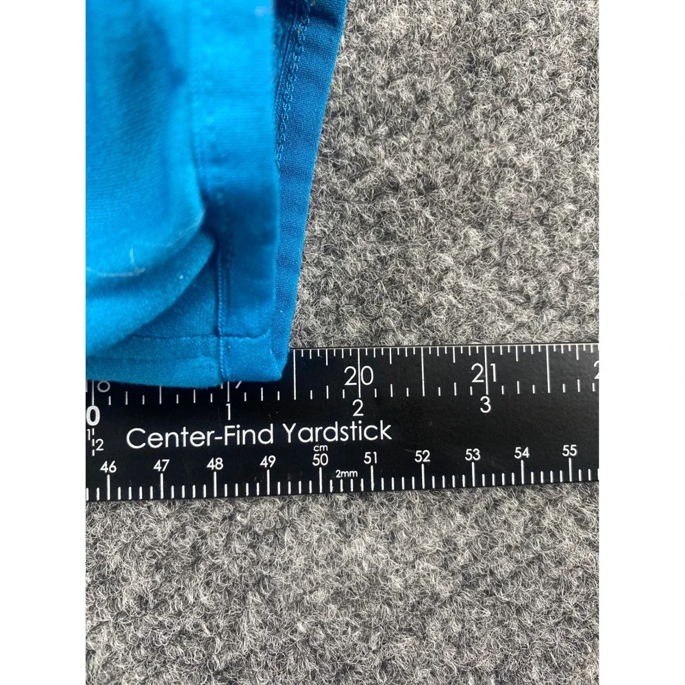 The North Face Full Zip Fleece Hoodie Mens Large Blue Hooded Jacket Chest Pocket